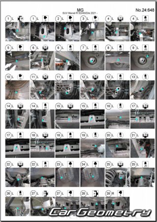   MG Marvel R 2021-2028 Body Repair Manual