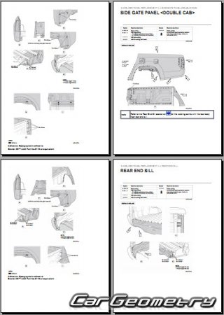   Mitsubishi L200 2020-2023 Body Repair Manual
