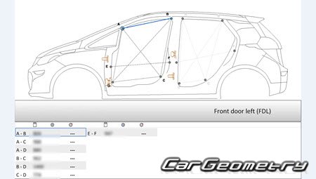 Opel Ampera-e 20172021 Body dimensions