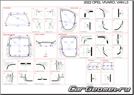   Opel Vivaro 20192024 Body dimensions