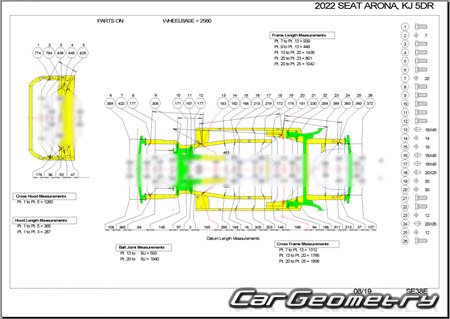   Seat Arona 2017-2025 Body repair manual