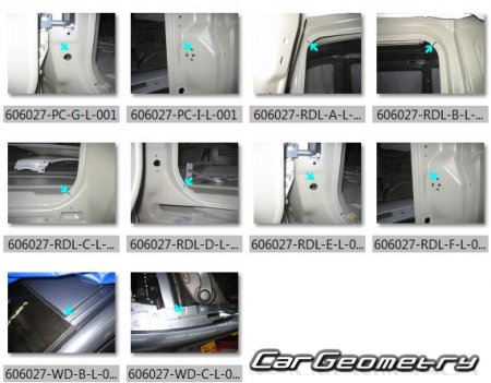 Fiat Scudo (223) 20072017 Body dimensions