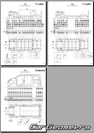   Opel Vivaro 20192024 Body dimensions