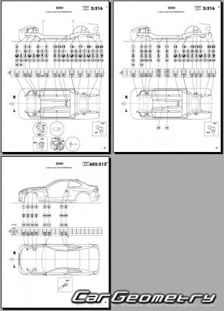BMW 2 Series Coupe (G42) 2022-2026 Body dimensions