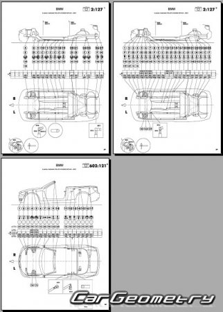 BMW 2 Series Cabrio (F23) 2015-2020 Body dimensions
