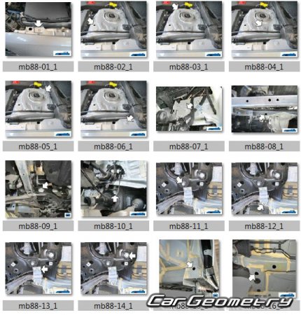 BMW 2 Series Cabrio (F23) 2015-2020 Body dimensions