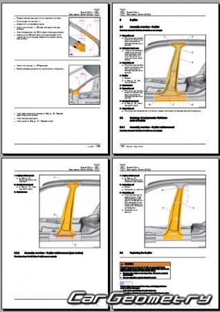 Skoda Superb IV (NZ3) 20242030 Body Repair Manual