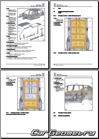 Skoda Superb IV (NZ3) 20242030 Body Repair Manual