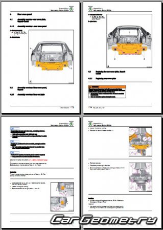 Skoda Superb IV (NZ3) 20242030 Body Repair Manual
