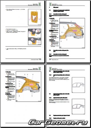 Skoda Superb IV (NZ3) 20242030 Body Repair Manual