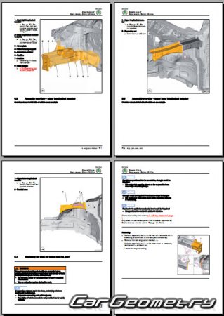 Skoda Superb IV (NZ3) 20242030 Body Repair Manual