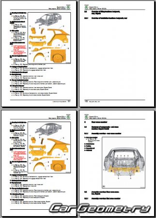 Skoda Superb IV (NZ3) 20242030 Body Repair Manual