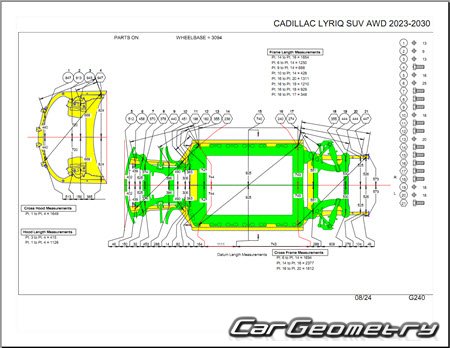   Cadillac Lyriq 2023-2030 Body Repair Manuals