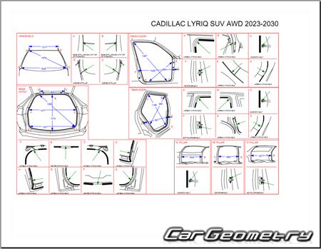   Cadillac Lyriq 2023-2030 Body Repair Manuals