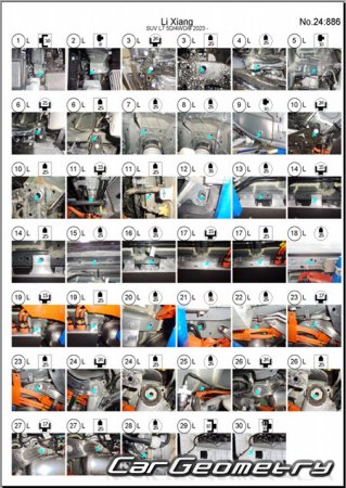   Li Xiang L7 (X01) 2023-2030 Body dimensions