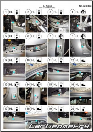   Li Xiang L9 2022-2026 Body dimensions