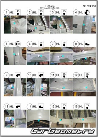   Li Xiang Mega 2023-2029 Body dimensions