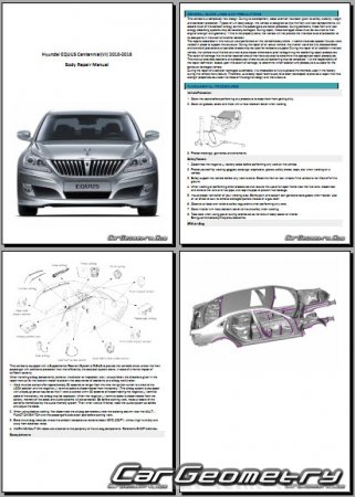   Hyundai EQUUS (VI) 2010-2016 Body Repair Manual