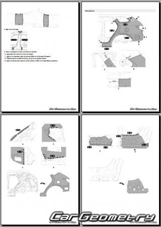 Hyundai Grand Santa Fe (DM) 2012-2019 Body Repair Manual