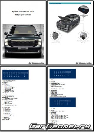   Hyundai Palisade (LX3)  2025 Body Repair Manual