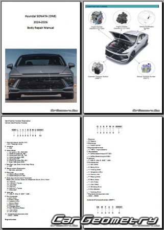   Hyundai Sonata (DN8) 2024-2026 Body Repair Manual