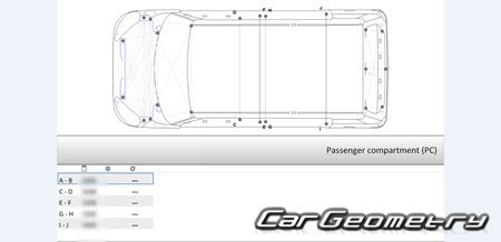   Daihatsu Move Canbus (LA800S LA810S) 2016-2022 (RH Japanese market) Body dimensions