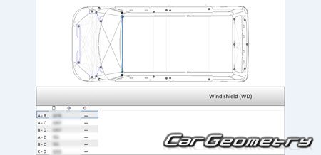   Daihatsu Move Canbus (LA800S LA810S) 2016-2022 (RH Japanese market) Body dimensions