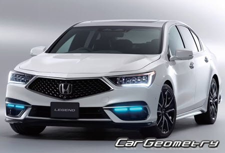 Кузовные размеры Honda Legend Hybrid (KC2) 2015-2021, Размеры кузова Хонда Легенд гибрид Кузовные размеры Honda Legend Hybrid (KC2) 2015-2021, Размеры кузова Хонда Легенд гибрид