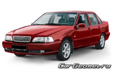 Кузовные размеры Volvo S70 1997-2000, Размеры кузова Вольво S70 Кузовные размеры Volvo S70 1997-2000, Размеры кузова Вольво S70