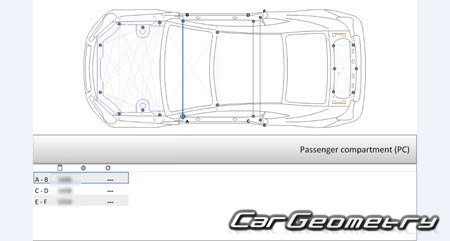 Subaru BRZ (ZC6) 2012-2020 (RH Japanese market) Body dimensions