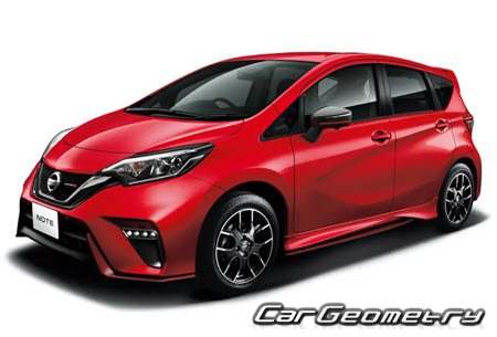 Кузовные размеры Ниссан Ноте Е12, геометрия кузова Nissan Note (E12) 2016-2020, контрольным размеры кузова Ниссан Ноте Кузовные размеры Ниссан Ноте Е12, геометрия кузова Nissan Note (E12) 2016-2020, контрольным размеры кузова Ниссан Ноте