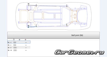 Nissan Cima (Y51) 20122022 (RH Japanese market) Body dimensions
