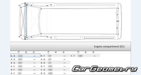 Nissan NV350 Caravan (E26) 2012-2021 (RH Japanese market) Body dimensions