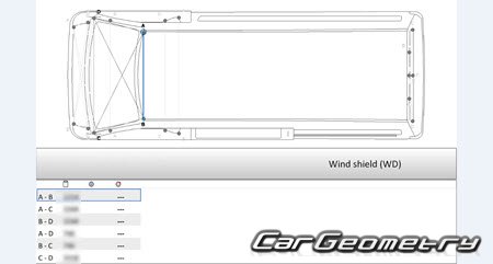 Nissan NV350 Caravan (E26) 2012-2021 (RH Japanese market) Body dimensions