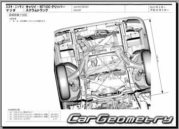 Nissan NT100 Clipper (DR16T) 2014-2020 (RH Japanese market) Body dimensions