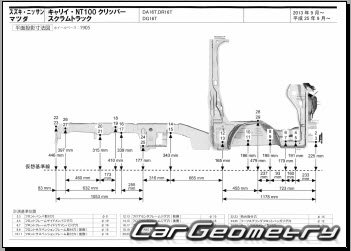 Nissan NT100 Clipper (DR16T) 2014-2020 (RH Japanese market) Body dimensions