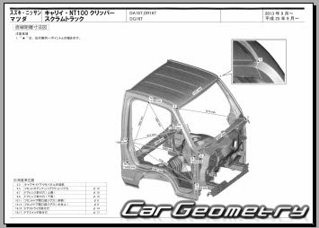 Nissan NT100 Clipper (DR16T) 2014-2020 (RH Japanese market) Body dimensions