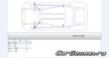 Suzuki Baleno (WB32S WB42S) 2015-2021 (RH Japanese market) Body dimensions
