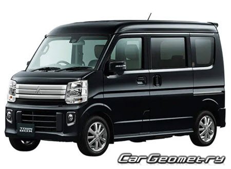 Кузовные размеры Mitsubishi Minicab & Town Box 2015-2021, Размеры кузова Мицубиси Миникаб и Таун Бокс 2015-2021 Кузовные размеры Mitsubishi Minicab & Town Box 2015-2021, Размеры кузова Мицубиси Миникаб и Таун Бокс 2015-2021