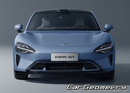 Кузовные размеры Xiaomi SU7 (CN) с 2023, геометрия кузова Xiaomi SU7, контрольным размеры кузова Xiaomi SU7 Кузовные размеры Xiaomi SU7 (CN) с 2023, геометрия кузова Xiaomi SU7, контрольным размеры кузова Xiaomi SU7