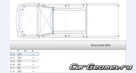 Isuzu D-Max 2007-2012 Body dimensions