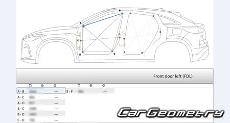   Infiniti QX55 (FJ55) 2021-2027 Body Repair Manual