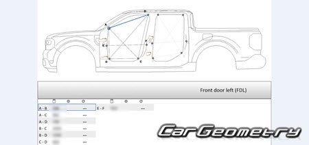   Ford Maverick 20222031 Body Repair Manual