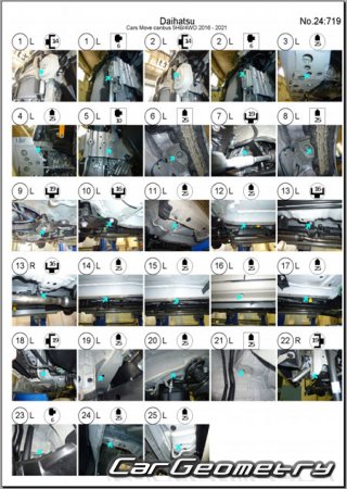   Daihatsu Move Canbus (LA800S LA810S) 2016-2022 (RH Japanese market) Body dimensions