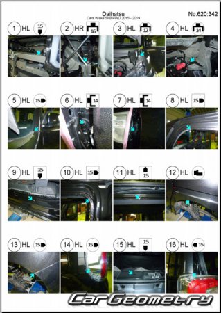 Daihatsu Hijet Caddie (LA700V LA710V) 2016-2021 (RH Japanese market) Body dimensions