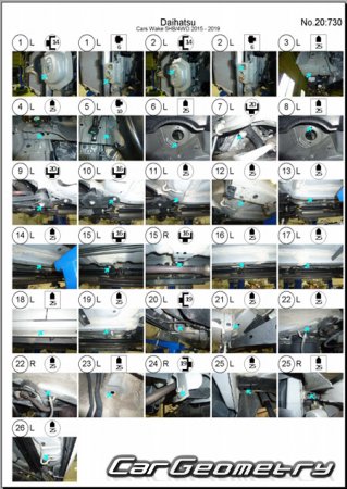 Daihatsu Hijet Caddie (LA700V LA710V) 2016-2021 (RH Japanese market) Body dimensions