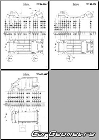 Daihatsu Hijet Caddie (LA700V LA710V) 2016-2021 (RH Japanese market) Body dimensions