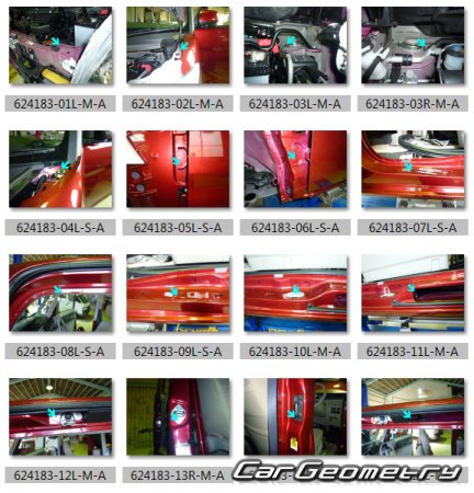 Daihatsu Tanto (LA600S LA610S) 2013-2019 (RH Japanese market) Body dimensions