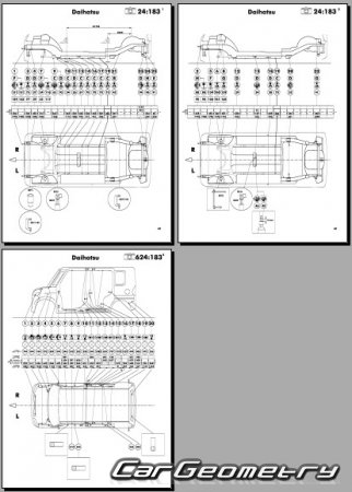 Daihatsu Tanto (LA600S LA610S) 2013-2019 (RH Japanese market) Body dimensions