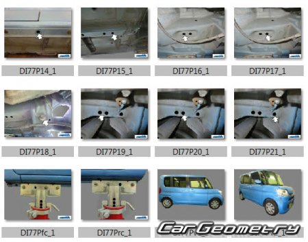 Daihatsu Tanto (LA600S LA610S) 2013-2019 (RH Japanese market) Body dimensions